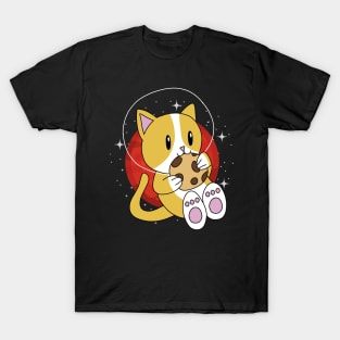 Cat Space Cookie T-Shirt